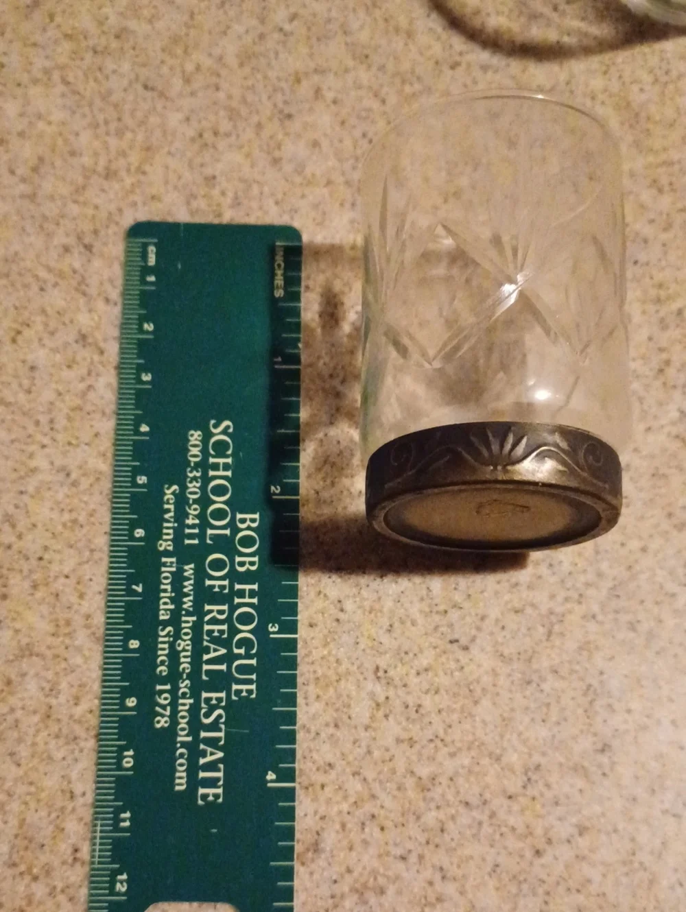 Assorted Clear Glass Shots 6